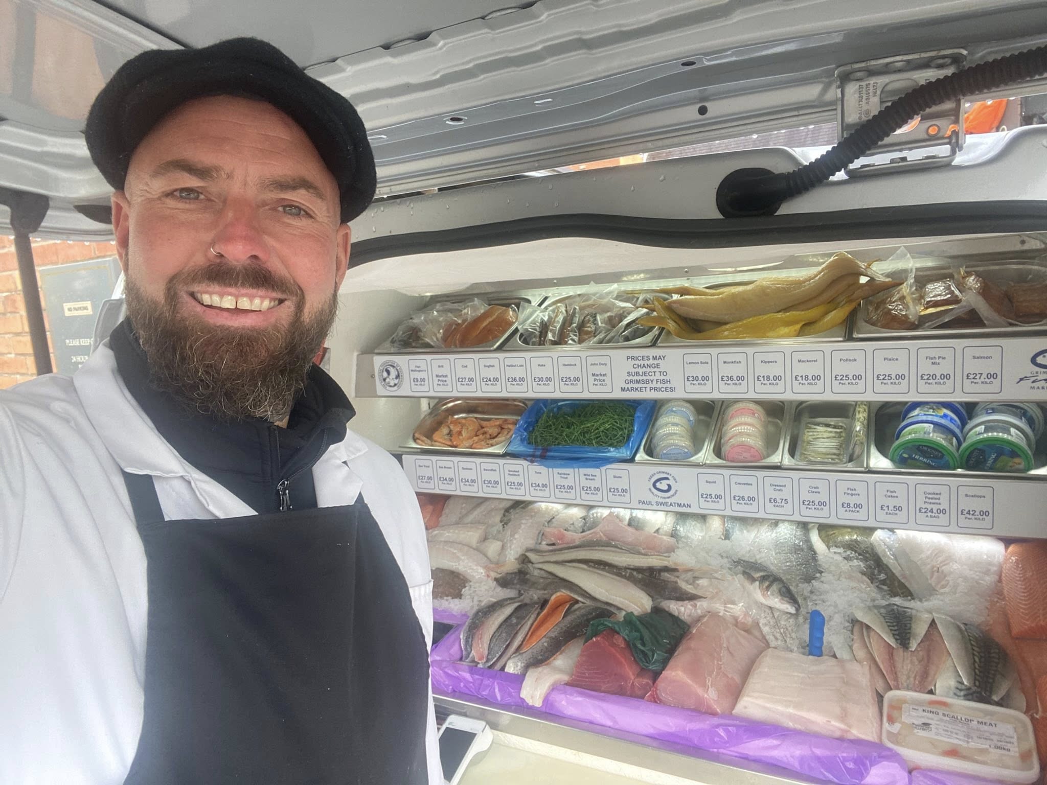 Paul at the fish counter