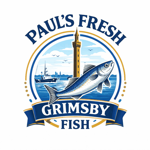 Paul's Fresh Grimsby Fish logo